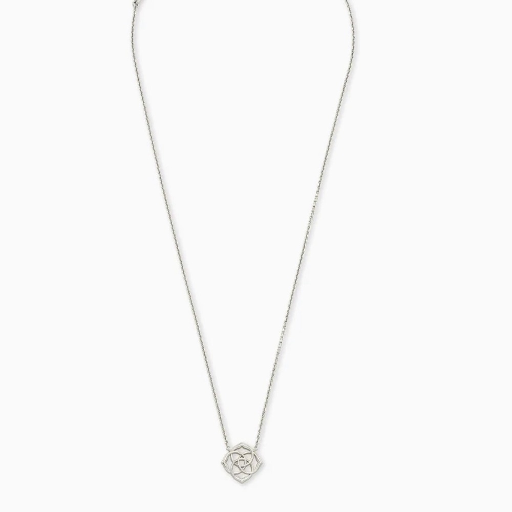 Kendra Scott Sterling Sliver Dira Pendant Necklace